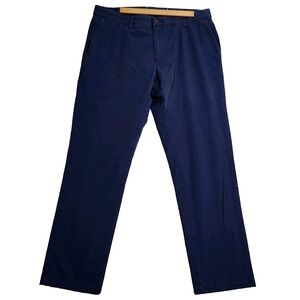 Vineyard Vines On The Go Pants Mens 34x29 Chino Trousers Tapered Leg Blue